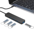 Slim externo USB 3.0 Hubs 5Gbps Super Speed